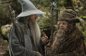 Alright so Gandalf mentioned the 5 wizards which are himself, Saruman, Radagast, and two commonly known in mannish tounge as Alatar and Pallando. Tolkien never gave the blue wizards common names and the filmmakers do not have rights to The Silmarillion so that is why Gandalf, in the movie, said he couldn't remember their names. Just saying. I laughed. It was funny.