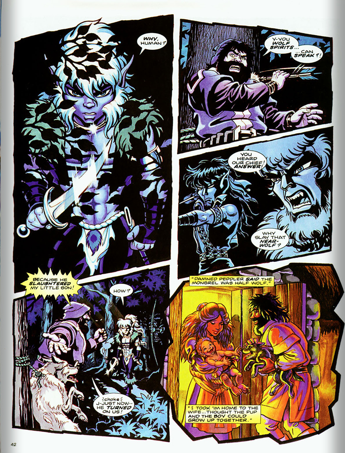 I have always been a fan of Pini's Elfquest but her short story is too emotional and possibly too dense for the rest of the material in this first issue. 
