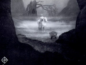 Though Gottfried Huppertz's score is fantastic, Lang's films are sometimes best viewed on mute to the sound of drone metal.