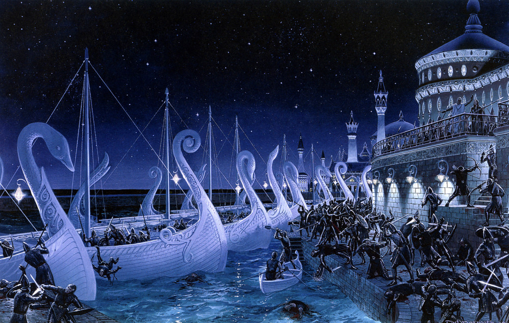 ted nasmith_the silmarillion_2_quenta silmarillion_9_of the flight of the noldor